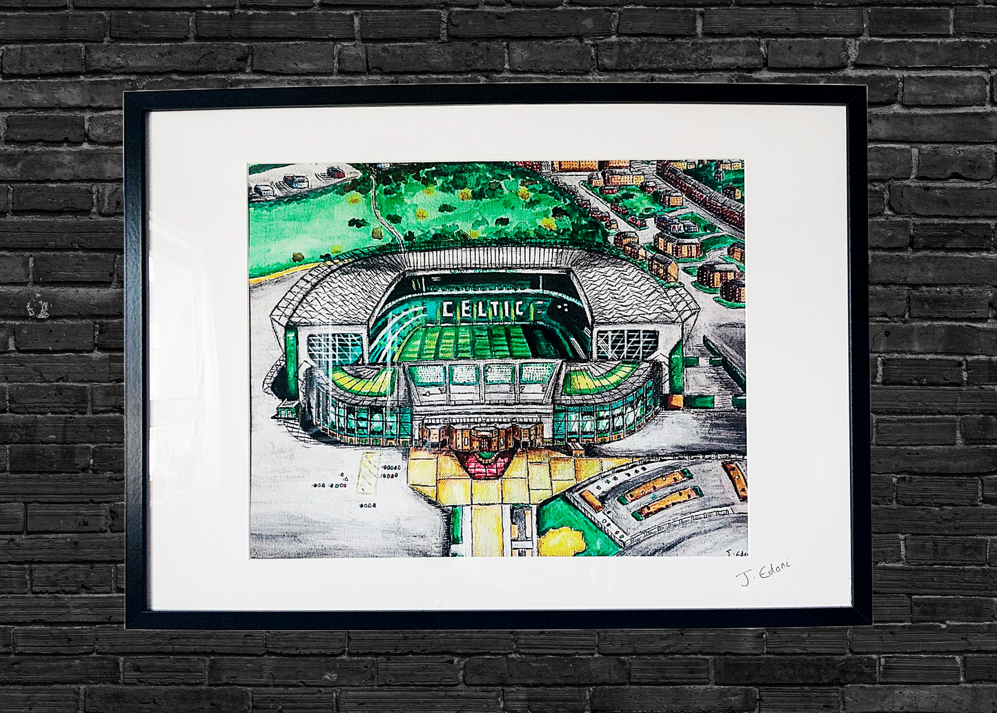 Celtic Park (Parkhead) Stadium View