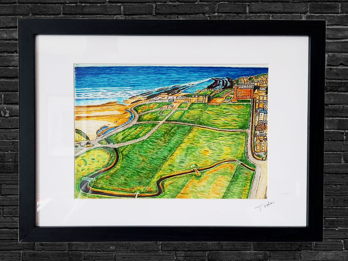 St Andrews Golf Course Aerial View